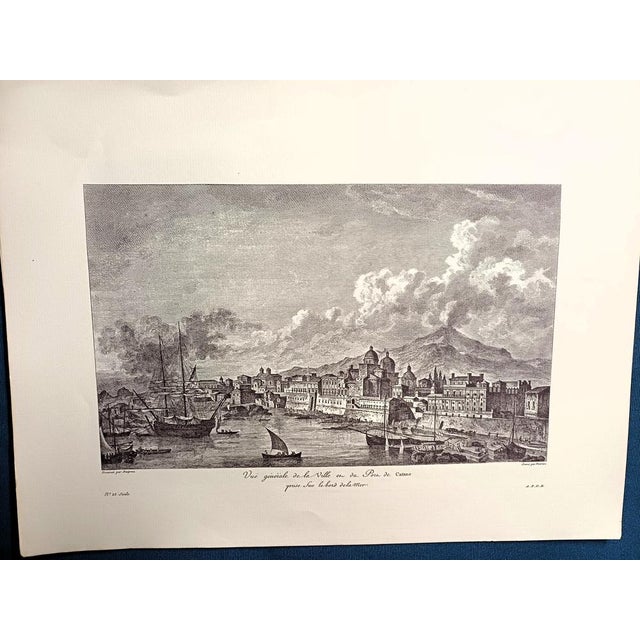 Louis Despréz, The Castle and the City of Catania, 1800s, Archival Pigment Print For Sale - Image 7 of 11