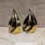 Jenfredware 1950s Ben Seibel Teardrop Brass Flame Bookend Pair For Sale - Image 4 of 11