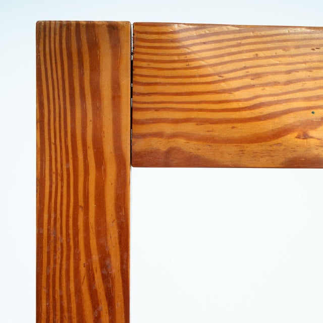 Vintage Pine Dining Chairs with Visible Joints, 1960s, Set of 4 For Sale - Image 9 of 17