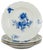 Vintage German Dinner Plates in Porcelain from Meissen, 1920s, Set of 4 For Sale