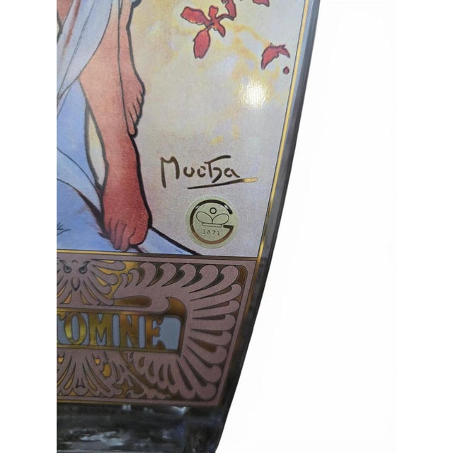 Vintage Art Nouveau Vase in Glass, 1950 For Sale - Image 10 of 14