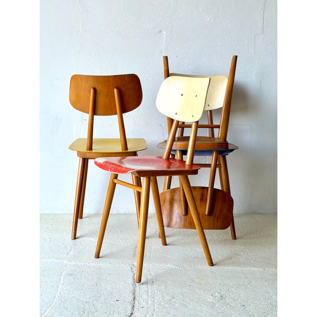 Dining Chairs from Ton, 1960, Set of 4 For Sale - Image 16 of 18