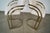 1980’s Art Deco Hollywood Regency Brass Bar Stools - A Pair For Sale - Image 10 of 12