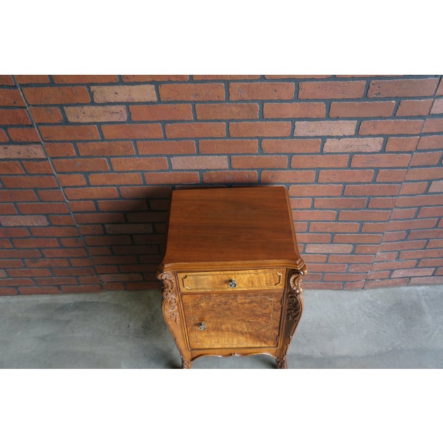 Early 20th Century Early 20th Century Antique French Style Nightstand For Sale - Image 5 of 8