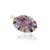Contemporary Ornate Victorian Style Multi-Gemstone Pendant in 925 Sterling Silver For Sale - Image 3 of 11