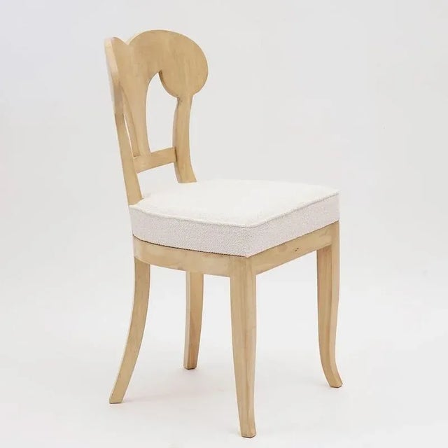 Biedermeier White Eclectica Dining Chairs from Silvio Piattelli, Set of 8 For Sale - Image 17 of 18