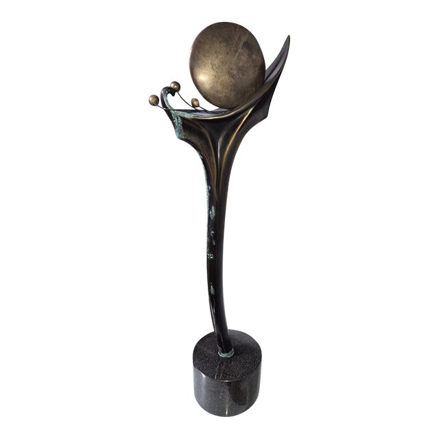 Heidi Hornberger "Integration" Bronze on Marble Sculpture For Sale