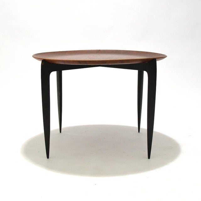 Fritz Hansen Willumsen & Engholm Collapsible Tray Top Table by Fritz Hansen For Sale - Image 4 of 10