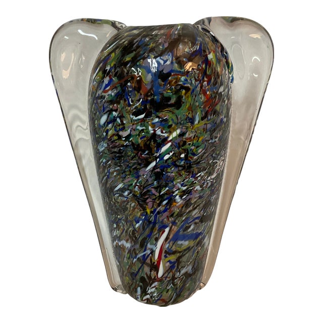 Early 20th Century Kosta Boda Signed Art Glass Vase For Sale