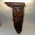 Vintage Spanish Revival Hand Carved Wood Wall Bracket Shelf Sconce Moody Corbel For Sale - Image 13 of 16