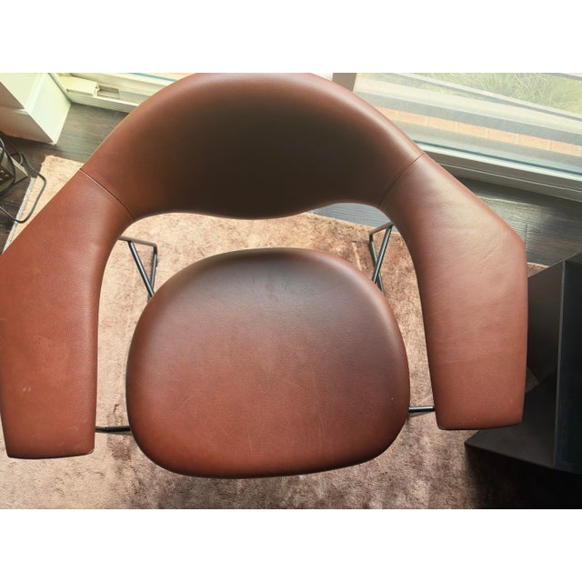GamFratesi, the Masculo Lounge Chair Set of 2 Leather-Valencia - Valencia Terracotta 0035 For Sale - Image 4 of 4