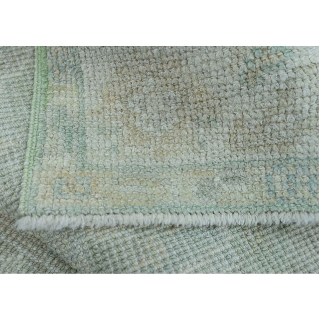 Brown Turkish Oushak Rug 2'2" x 10'1" #19313 For Sale - Image 8 of 8