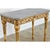 Italian 19th Century Painted and Parcel Gilt Marble Top Console Table For Sale - Image 11 of 13