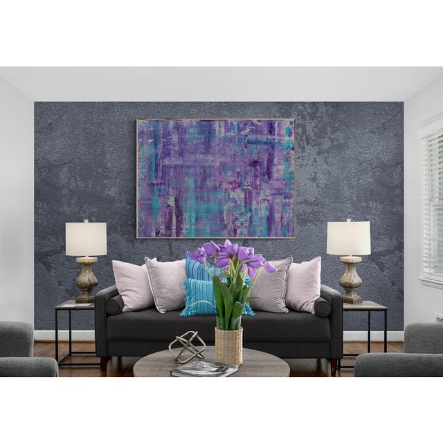 "Skipping Stones" Contemporary Abstract Painting by Lisa Finlayson For Sale In Atlanta - Image 6 of 10