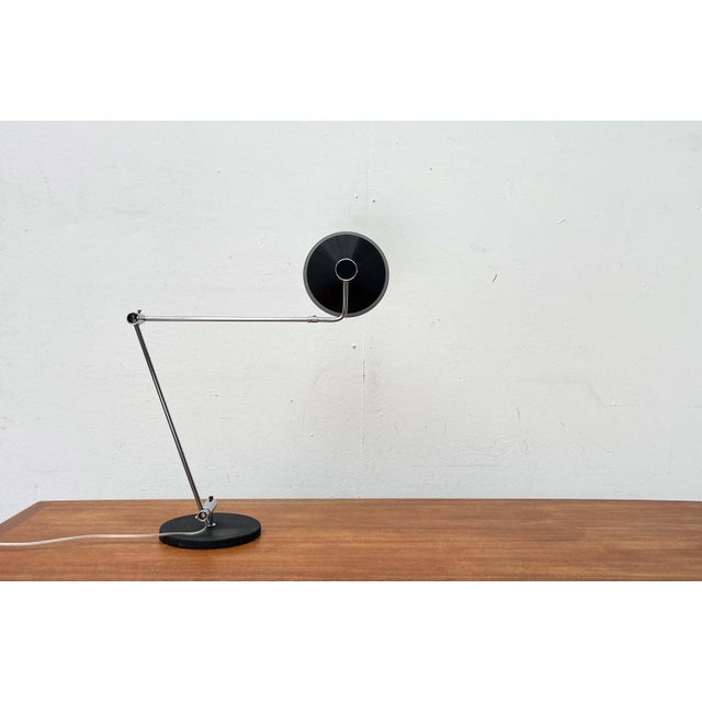 Mid-Century Modern Mid-Century Modern Swiss Type 60 Minimalist Table Lamp by Rosemarie and Rico Baltensweiler for Baltensweiler, 1960s For Sale - Image 3 of 18