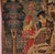 Stencil Tapestry with Gothic Falconry Scene, 19th Century For Sale - Image 9 of 12