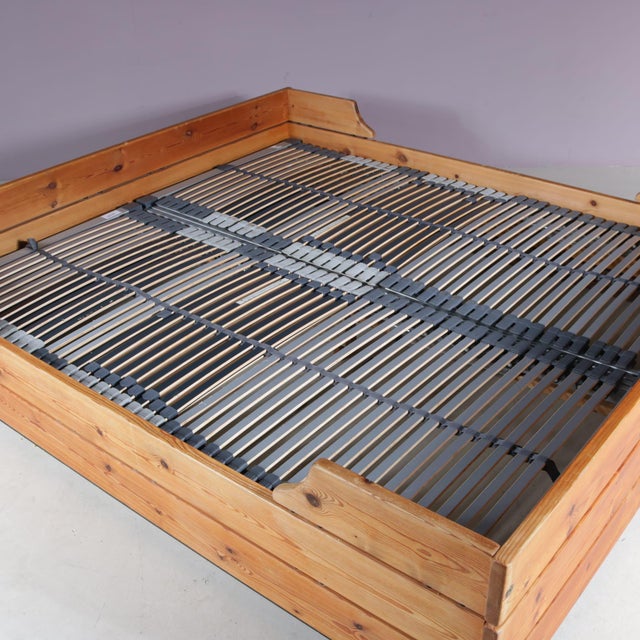 Finnish Pine Wooden Bed, 1970s For Sale - Image 15 of 15