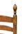 Brown Late 18th Century Early Queen Anne Period Walnut & Oak Ladderback Great Chair With Ram's Head Arms For Sale - Image 8 of 12