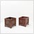 Vintage Planters in Wood and Woven Cane Panels, 1970s, Set of 2 For Sale - Image 14 of 14