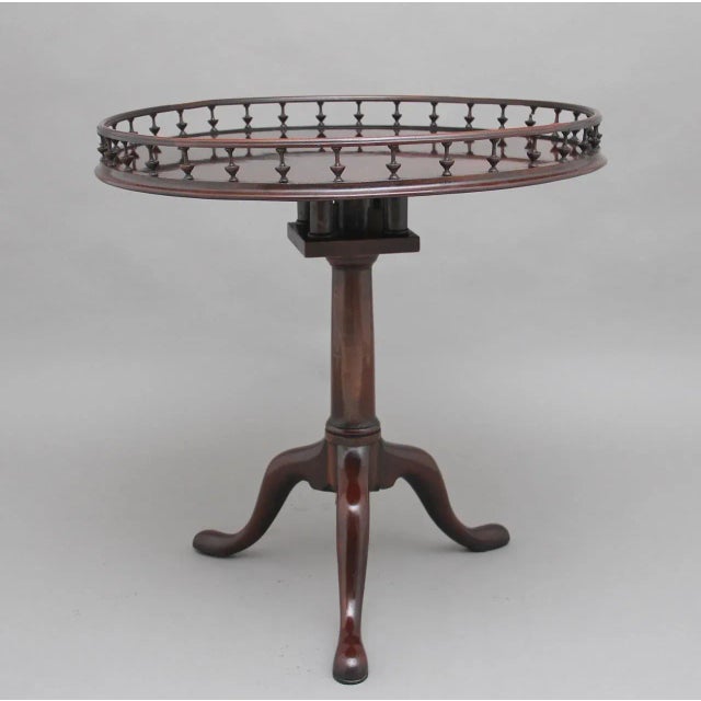 18th Century Mahogany Tripod Table For Sale - Image 9 of 9