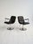 Swivel Armchairs in Skai and Steel, 1970s, Set of 2 For Sale - Image 3 of 14