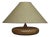 French Turned Elm Wood Table Lamp, 1950s For Sale