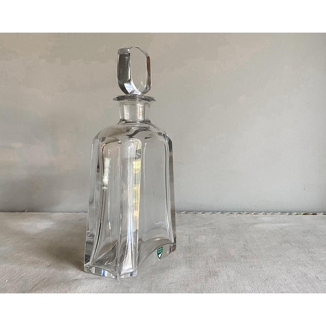 Vintage 1980s Orrefors Crystal Decanter Chairish
