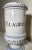 Rare Antique 18th Century Handmade U Laurinum Apothecary Pottery Drug Store Jar For Sale - Image 4 of 15