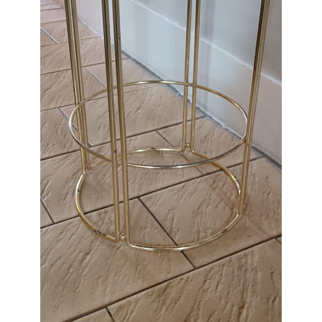 Birdcage Stool with Wire Frame, France, 1980 For Sale - Image 6 of 7