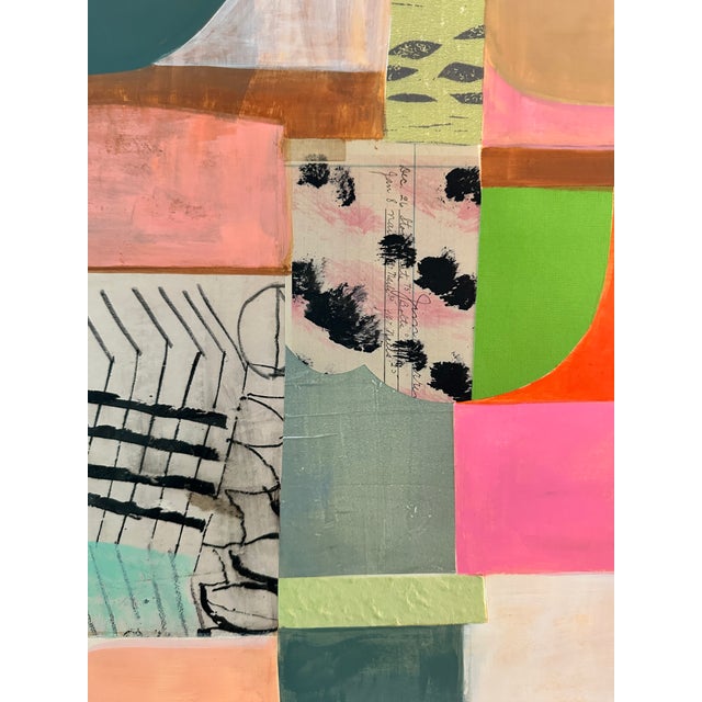 2020s Framed Original Contemporary Abstract Mixed Media Art by Michael Sanchez For Sale - Image 5 of 6