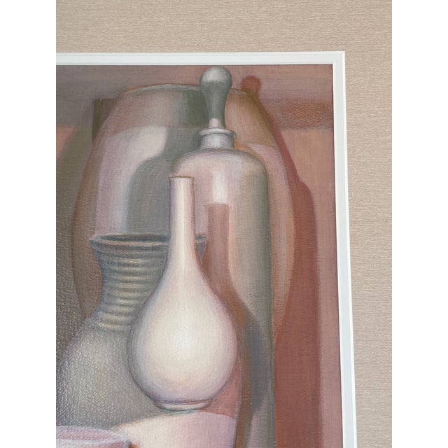Still Life Vases Oil on Board by Patric Coogan (Ireland 1935-2025) For Sale - Image 4 of 5