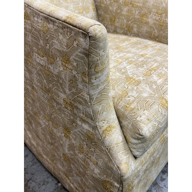 Lee Industries Swivel Lounge Chairs, Pair For Sale - Image 11 of 12