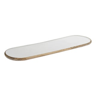Petrolina Mango Wood Oval Serving Tray / Platter, Large For Sale