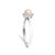 Haus of Brilliance 10K White Gold 5MM Cultured Freshwater Pearl and Diamond Halo Ring (I-J Color, I1-I2 Clarity) - Ring - Size 5.5 For Sale - Image 4 of 6