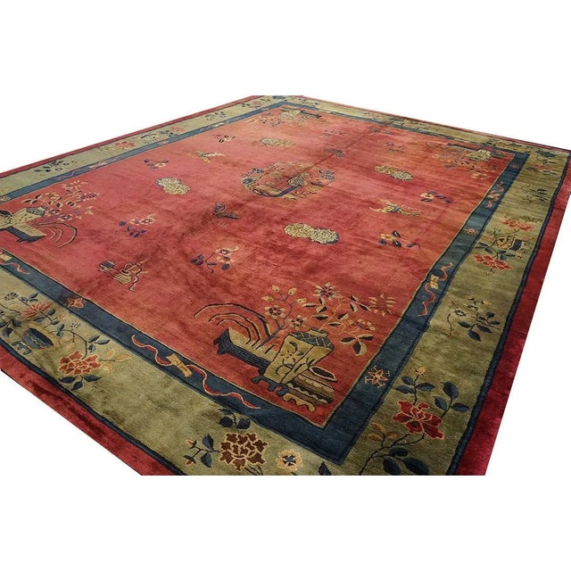 Early 20th Century Chinese Peking Carpet ( 11' x 14' - 335 x 427 ) For Sale In New York - Image 6 of 6
