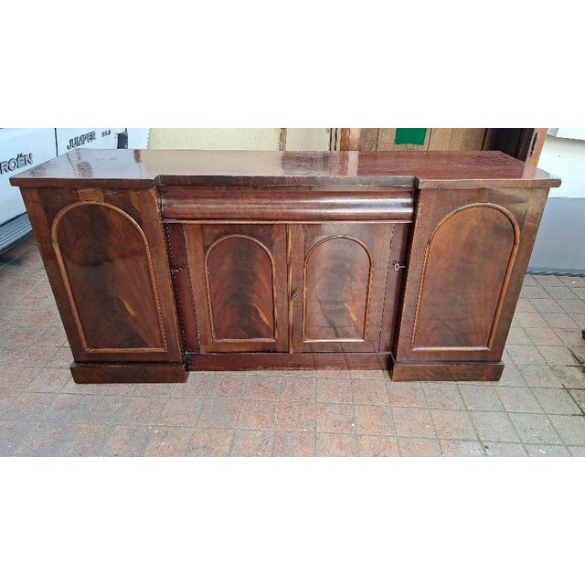 Victorian English Sideboard in Mahogany, 1800s For Sale - Image 6 of 6
