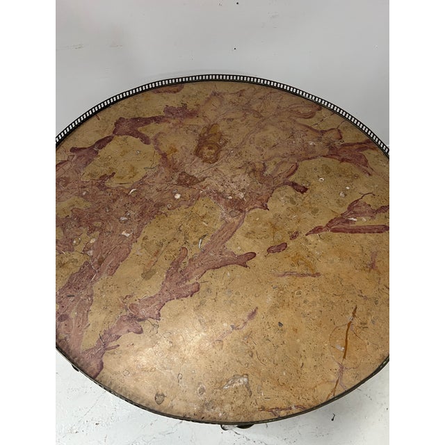 20th Century Louis XVI Bouillotte Table in Veneered Wood For Sale - Image 9 of 11