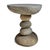 River Rock Stacked Vintage Outdoor Stool Side Table For Sale - Image 4 of 8