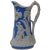 Blue and White Parian Ware Pitcher, Circa 1850s For Sale
