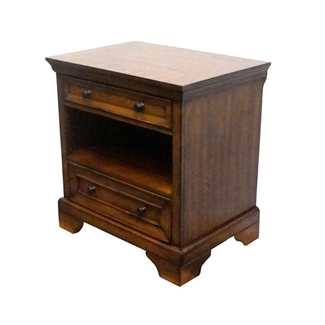 ASPENHOME White Oak Contemporary Modern Spanish Revival 28" Two Drawer Nightstand 149-450 29" High 28" Wide 20" Deep We...