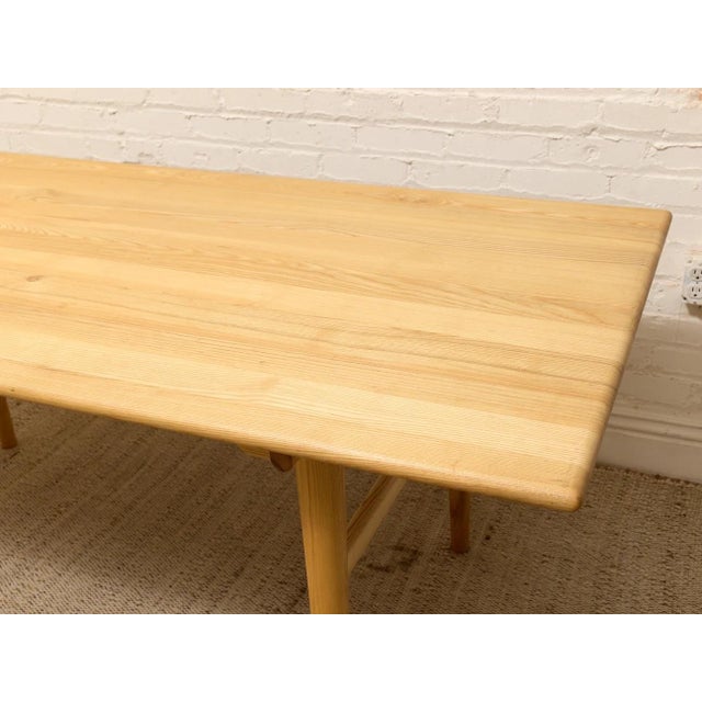 Mid 20th Century Styled After Hans Wegner Style Oak Dining Table For Sale In Los Angeles - Image 6 of 12