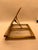 Mid Century Solid Brass Folding Bookstand Footed Adjustable For Sale - Image 10 of 11