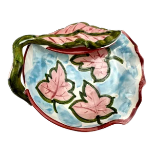 Vintage Italian Hand Painted Decorative Bowl