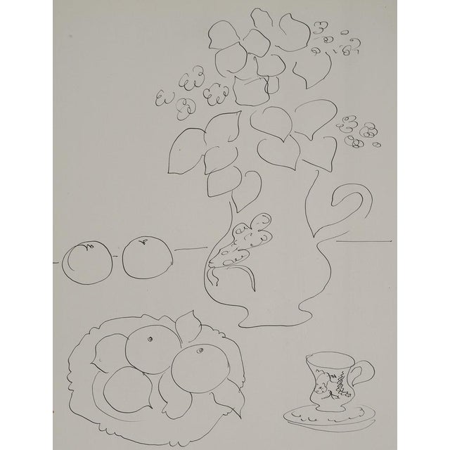 Henri Matisse (1869-1954) (after) The Flowering Carafe Lithograph after a drawing by the artist Signed in the plate On...