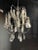 Metal 1930s Chandelier With Rock Crystals For Sale - Image 7 of 9