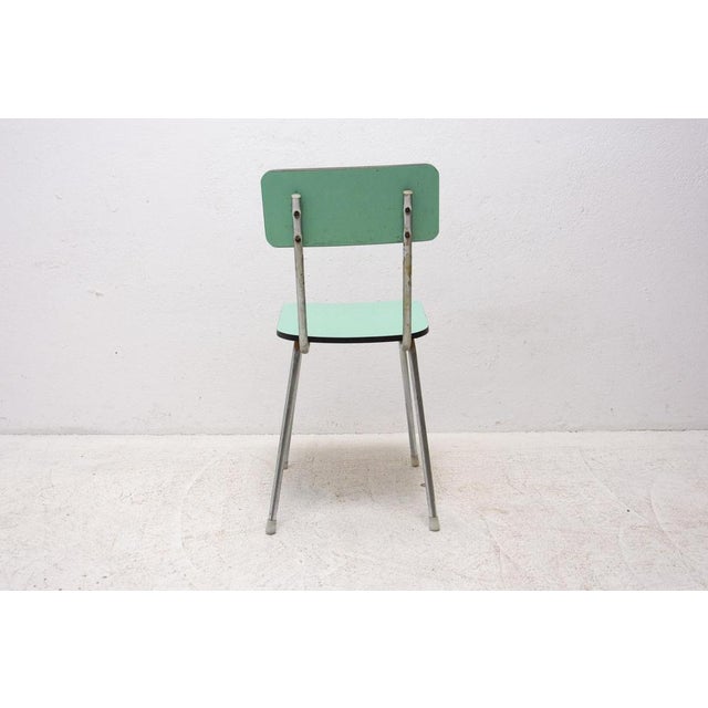 Set of Czechoslovak Cafe Chairs in Formica, 1960s For Sale - Image 16 of 18