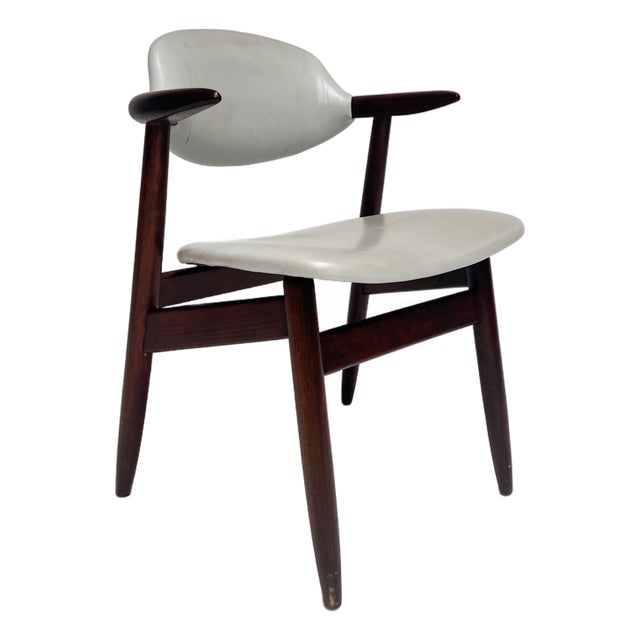 Grey Cowhorn Chair, 1970s For Sale