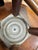 Vintage Round Swivel Top Wooden Stool For Sale - Image 10 of 10