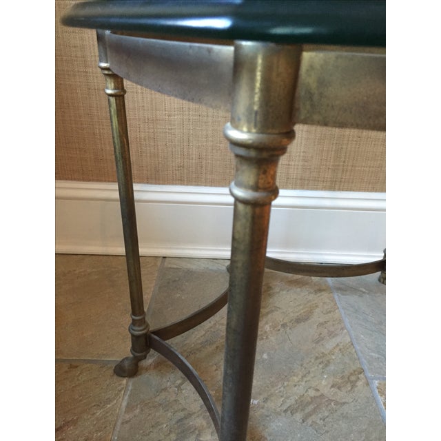 La Barge Brass Hoof Foot Side Table Chairish