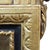 Wood Vintage Italian Louis XV Gold Gilt Wood & Ebonized Pier Mirror C1940 For Sale - Image 7 of 11